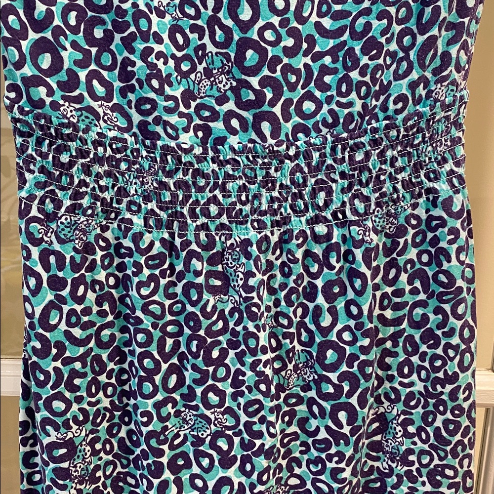 Lilly Pulitzer Blue and Purple Patterned Mini Dress - Picture 2 of 3
